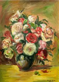 Pierre Auguste Renoir - vaso di fiori